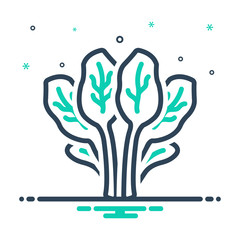 Mix icon for spinach