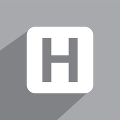 Obraz premium HOSPITAL ICON , MEDICAL ICON VECTOR