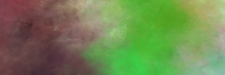 beautiful abstract painting background graphic with moderate green, old mauve and tan colors and space for text or image. can be used as horizontal header or banner orientation