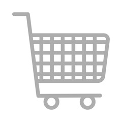 shopping cart marketing isolated icon