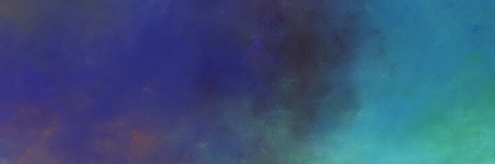 beautiful dark slate blue and blue chill colored vintage abstract painted background with space for text or image. can be used as header or banner