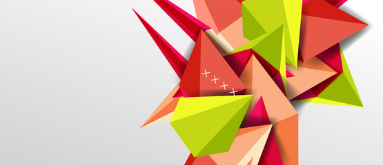 Trendy simple triangle abstract background, dynamic motion concept. Vector Illustration For Wallpaper, Banner, Background, Card, Book Illustration, landing page