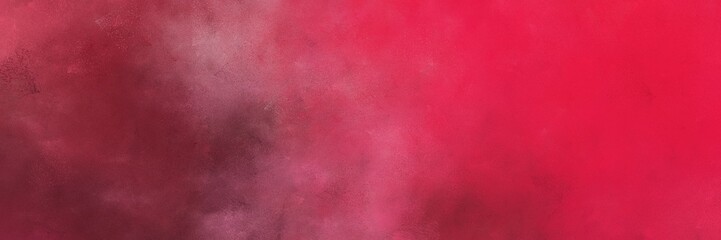 beautiful vintage abstract painted background with crimson, old mauve and dark moderate pink colors and space for text or image. can be used as header or banner