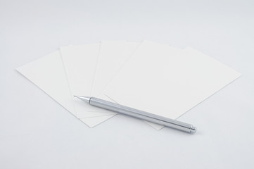 Stationery (A Pencil and Index Cards)