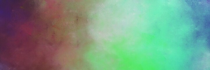 beautiful abstract painting background texture with medium aqua marine, old mauve and old lavender colors and space for text or image. can be used as horizontal background texture