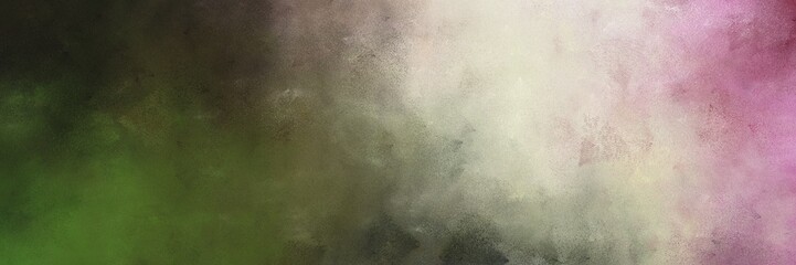 beautiful vintage texture, distressed old textured painted design with dark olive green and pastel gray colors. background with space for text or image. can be used as header or banner