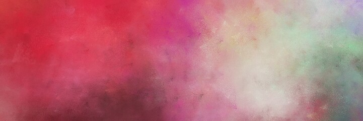 beautiful abstract painting background texture with moderate red, silver and rosy brown colors and space for text or image. can be used as horizontal header or banner orientation