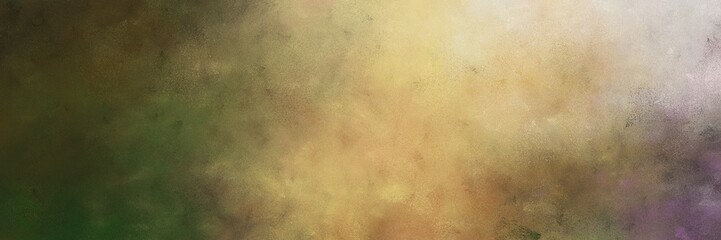 beautiful vintage abstract painted background with dark khaki, very dark green and pastel gray colors and space for text or image. can be used as postcard or poster