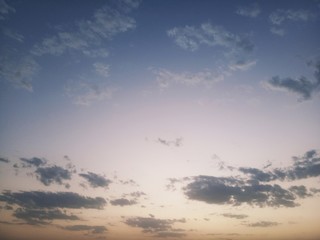 clouds in the sky