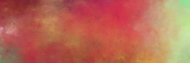 beautiful abstract painting background texture with moderate red, tan and dark khaki colors and space for text or image. can be used as horizontal header or banner orientation