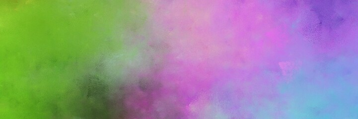 beautiful abstract painting background graphic with light pastel purple, olive drab and gray gray colors and space for text or image. can be used as header or banner