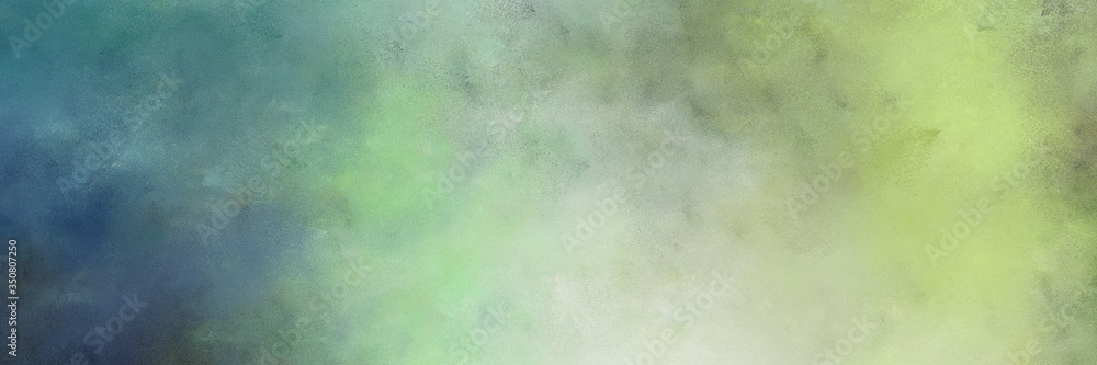 Poster beautiful abstract painting background graphic with ash gray, dark sea green and teal blue colors an