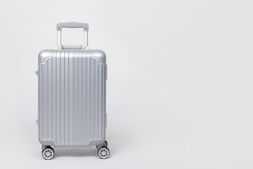 Travel Baggage isolated on white background with copy space, Travel concept background