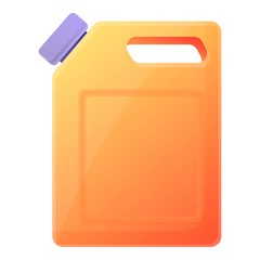 Diesel canister icon. Cartoon of diesel canister vector icon for web design isolated on white background