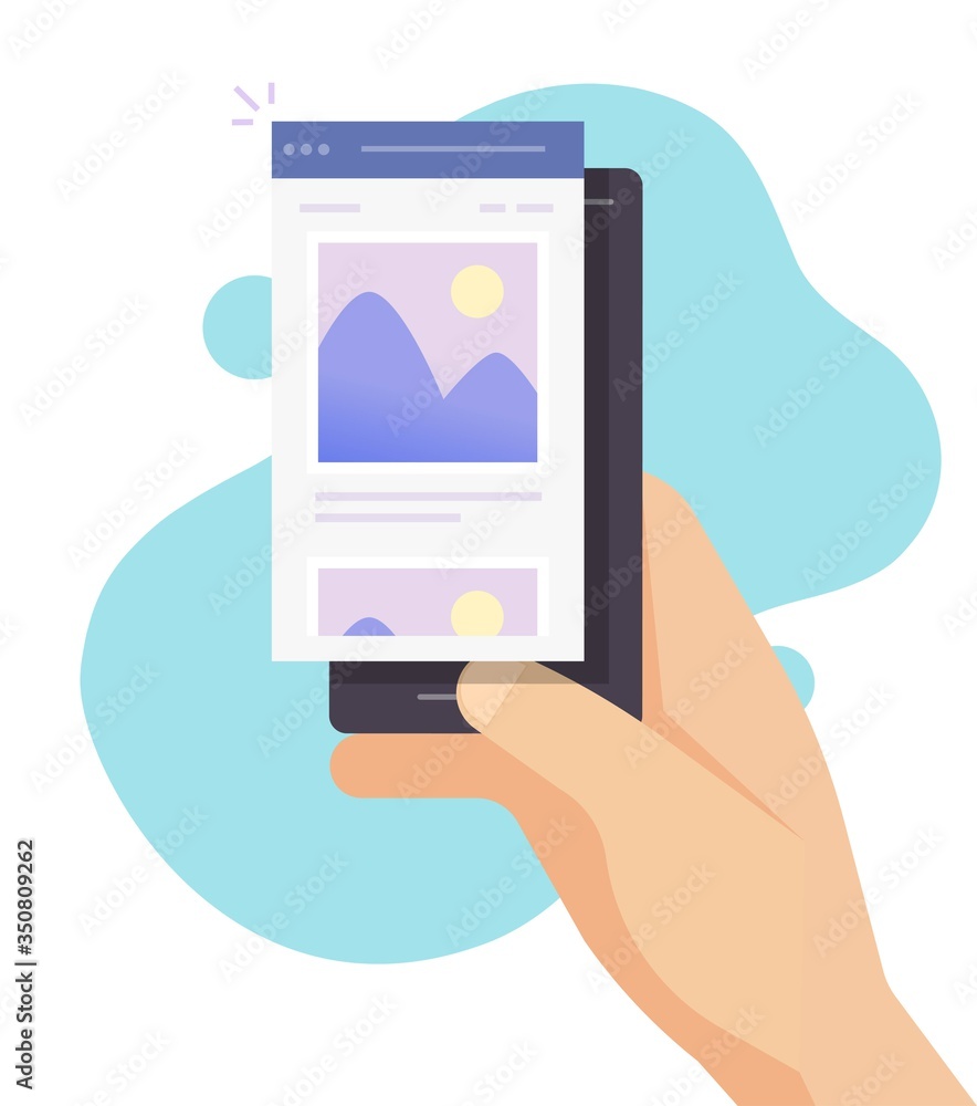 Poster photo image sharing online and picture comments listing mobile app online service for mobile phone o