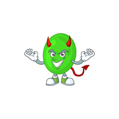 A cartoon image of cocci as a devil character