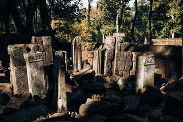 Cambodia. Temple of Death Koch Ker. Amazing Aztec style pyramid. Legend. Secret. Mystic. Antiquity.
