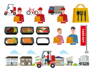 デリバリー　テイクアウト　セット