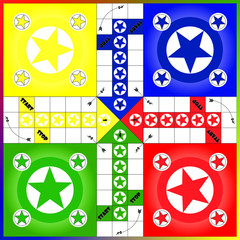Ludo board game - Ready to print Vector 