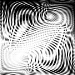 Light halftone dots grunge background

