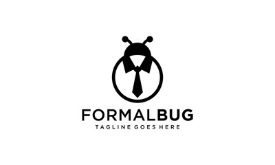 Lady bug for logo design vector editable