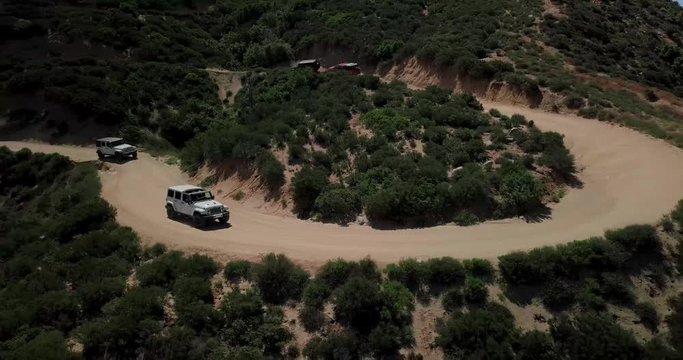 4x4 Off-road Jeeps Rock Crawling and Driving on Trails