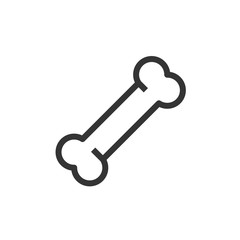 dog bone icon vector illustration sign