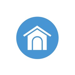 dog house icon vector illustration sign