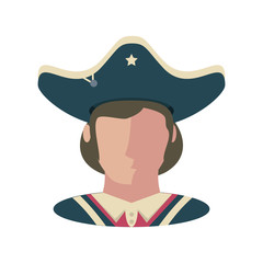 president of the united states of America on white background