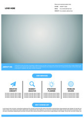 modern corporate business flyer design