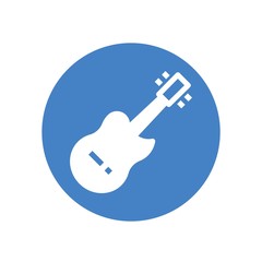 guitar icon vector illustration sign