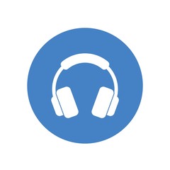 Fototapeta na wymiar headphones icon vector illustration sign