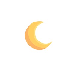 moon icon vector illustration sign