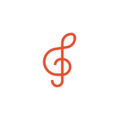 music sign icon vector illustration sign