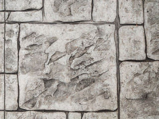 close up of old street floor gray textured cement asbestos board tiles background