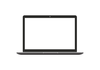 Laptop icon. Portable computer sign. Vector illustration.