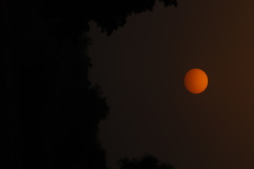 Obraz premium sunset over the mountains