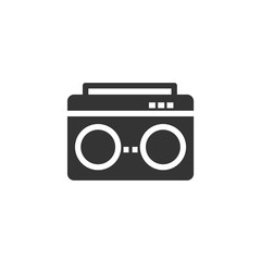 radio icon vector illustration sign