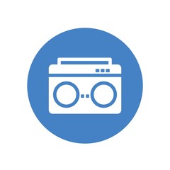 radio icon vector illustration sign