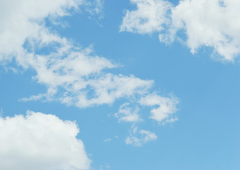 blue sky background with white clouds. international climate day. world meteorology day. World Wind Day
