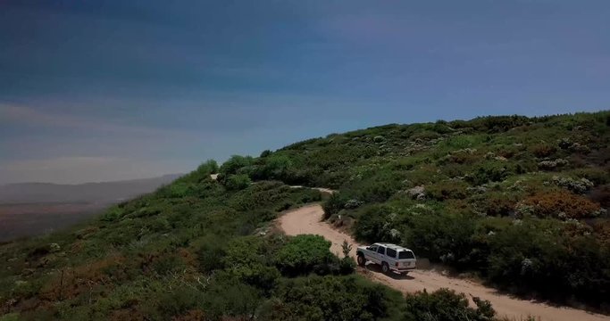 4x4 Off-road Jeeps Rock Crawling and Driving on Mountain Trails