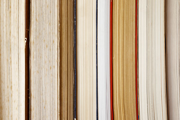 Row of books