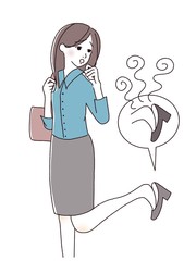 足　臭う　臭い　女性