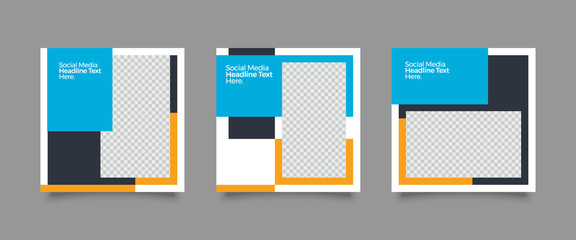 Modern promotion square web banner for social media post template. Elegant sale and discount promo backgrounds for digital marketing