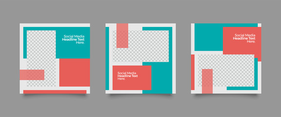 Modern promotion square web banner for social media post template. Elegant sale and discount promo backgrounds for digital marketing