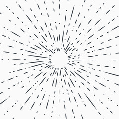 Obraz premium hipster style vintagemonochrome star burst with ray