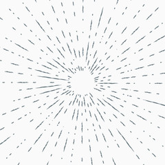 Obraz premium hipster style vintagemonochrome star burst with ray
