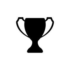 Trophy icon vector