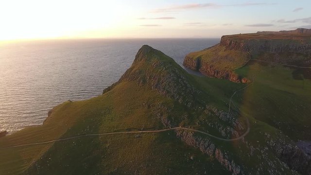Neist Point Isle of Skye Drone Video Scotland