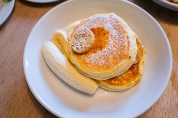 朝食 パンケーキ